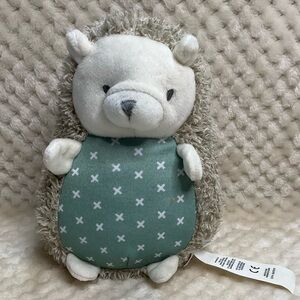 Ingenuity Plush Hedgehog with Squeaker Inside Stuffed Animal Toy AM3439